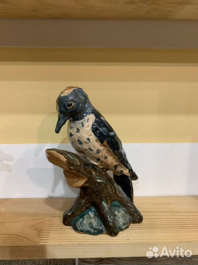 Статуэтка Дятел Дайле Kauno Daile Каунас 50е гг