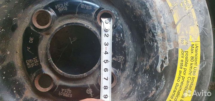 Запасное колесо докатка