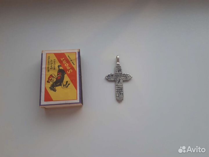 Старинный серебряный крест