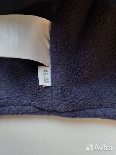 Шапка и манишка crockid флис 46 48 6 мес 1.5 года