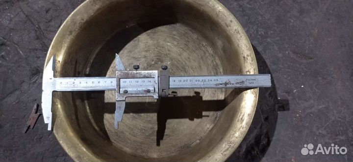 Латунный таз для варенья