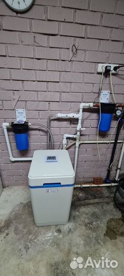 Фильтр для умягчения воды в коттедж / дом. Система
