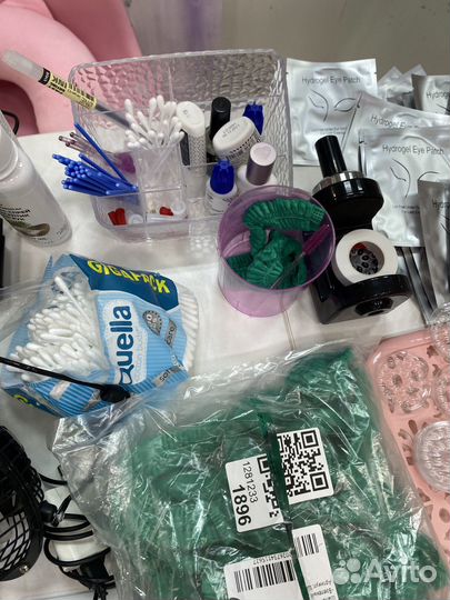 Все для наращивания ресниц бу