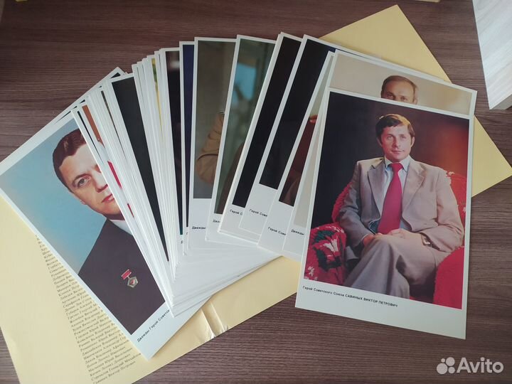 Набор открыток Лётчики-космонавты СССР 1982