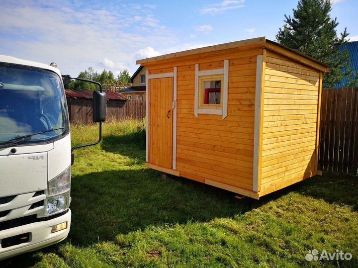Бытовка для хранения не утеплённая 2.5х3 м