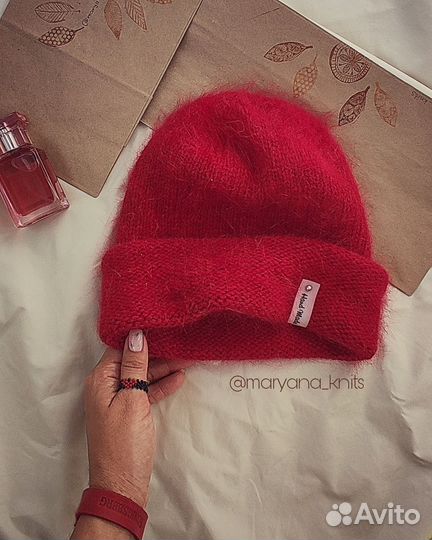 Шапка женская вязаная