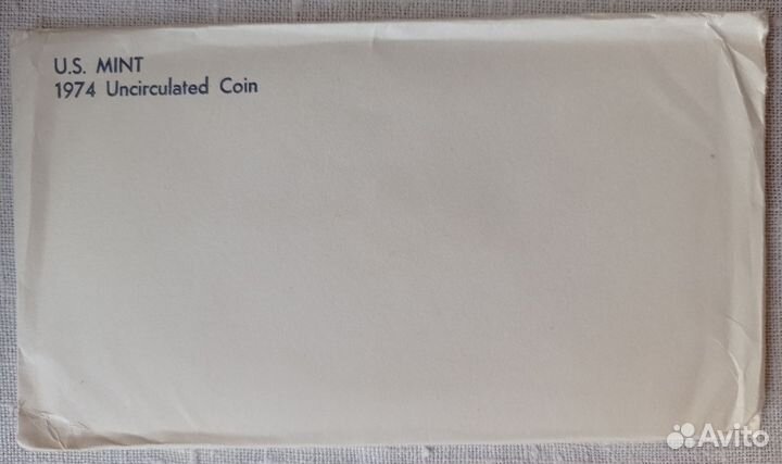 Набор монет регулярной чеканки США 1974 года