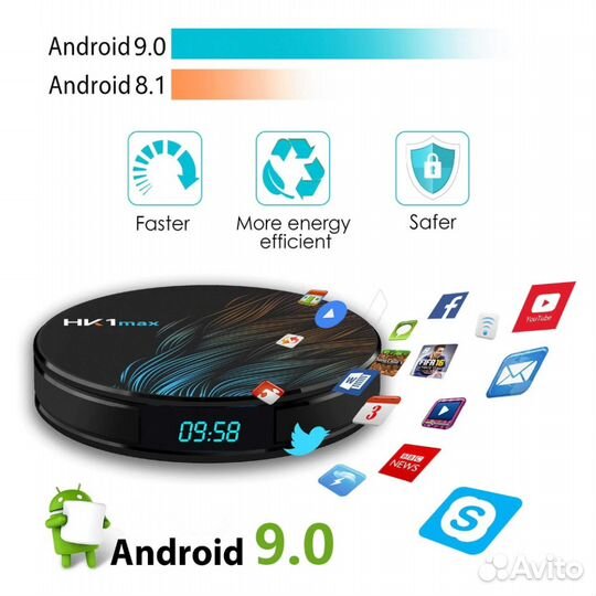 TV приставка android TV BOX 1000 каналов