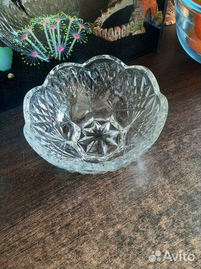Салатник хрустальный