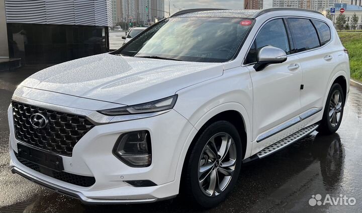 Hyundai Santa Fe 2.2 AT, 2018, 100 600 км