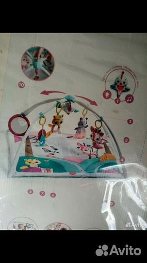 Развивающий коврик tiny love принцесса