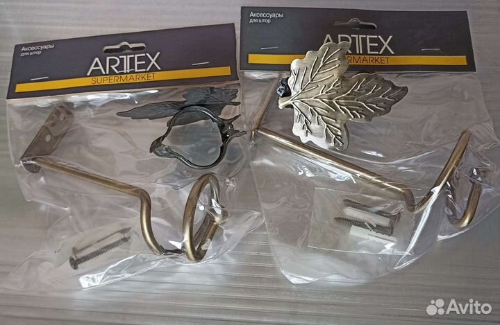 Держатель, подхват и клипса для штор