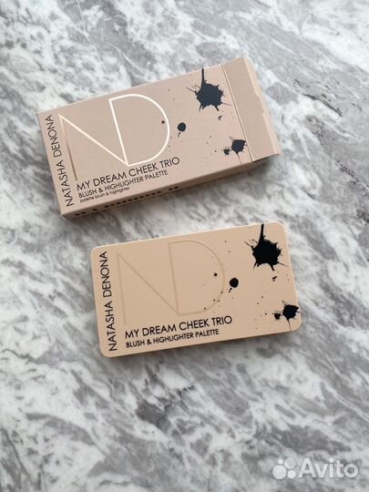 Natasha denona my dream cheek trio палетка