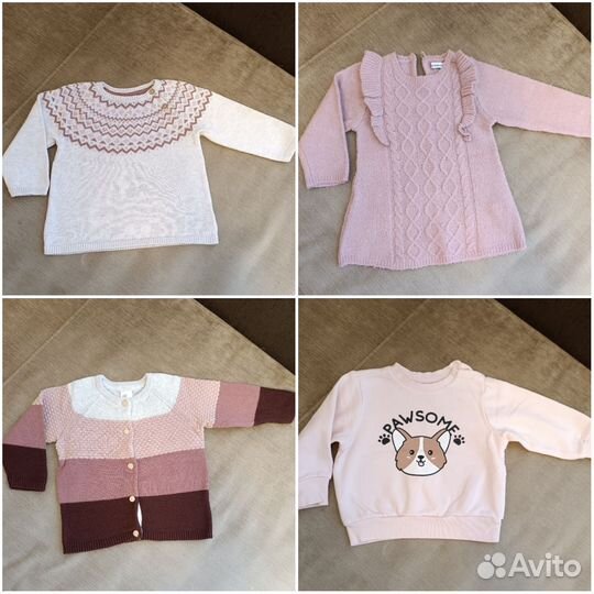 Кофта джемпер свитшот детский 68 74 H&M Reserved