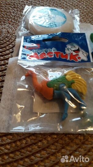 Детские ластики и скрепыши