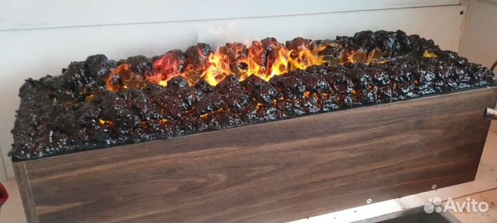 Паровой электрокамин 3d любой размер