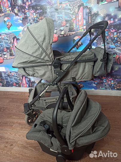 Детская коляска с автолюлькой