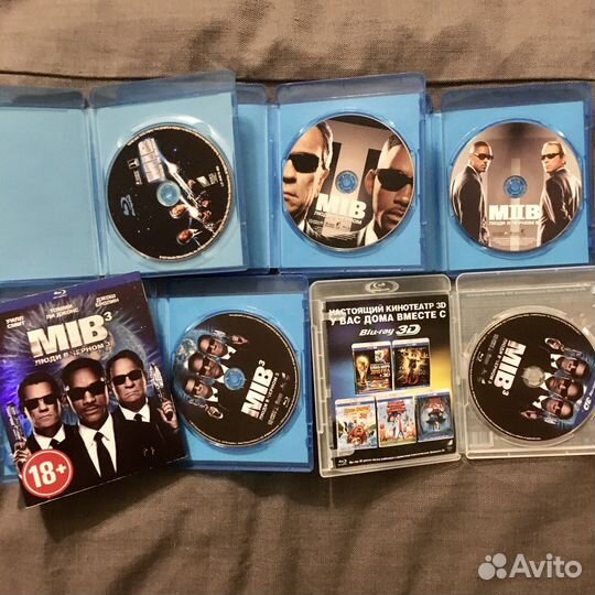 Blu-ray диски Люди в черном 1-3