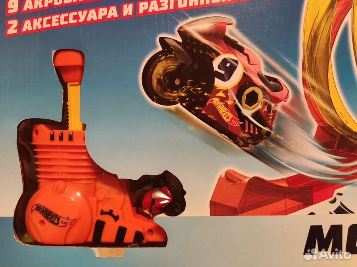 Hotwheels мото фристайл набор 