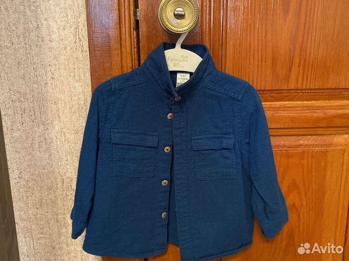 Рубашка детская на мальчика 74 - 80