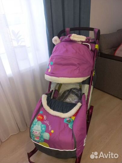 Коляска санки