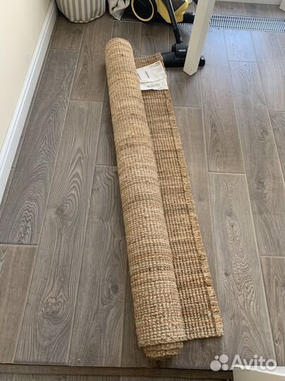 Ковер палас икеа Лохальс 160*230 джут