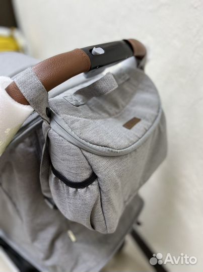 Babalo 2022 прогулочная коляска, серый на белой