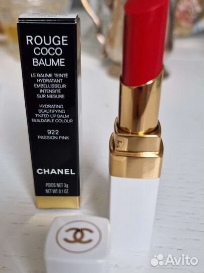 Chanel rouge coco baume 922 увлажняющий помада