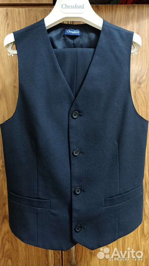 Костюм школьный (тройка) 134 размер