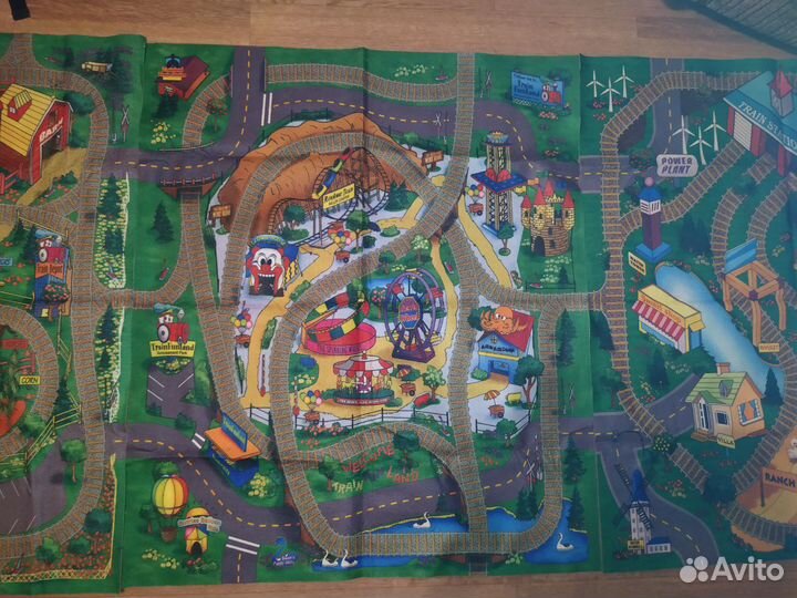 Машинка на пульте, игров.коврики, магнитн. книга