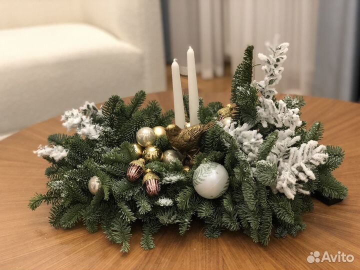 Оформление витрин и домов к новому году