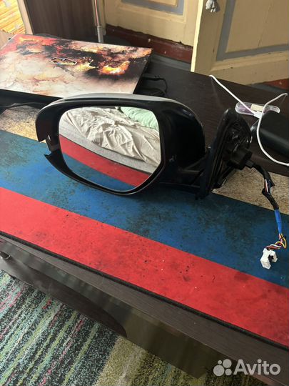 Левое зеркало mitsubishi outlander 3