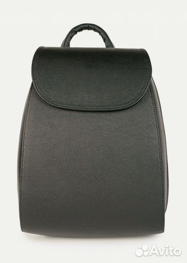 Рюкзак женский кожаный черный Marmalato