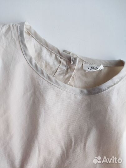 Платье со съемным воротом 98-104