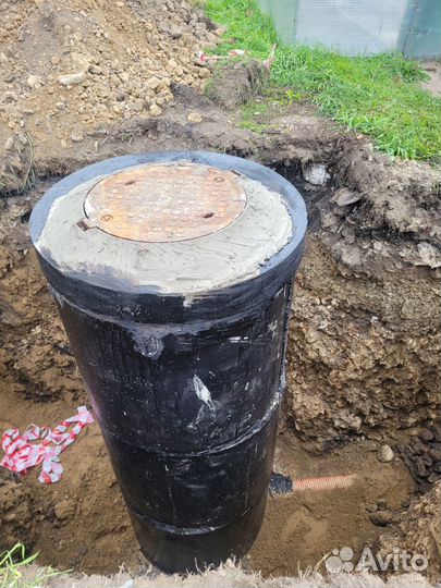 Монтаж септика, шамбо, водопровода под ключ