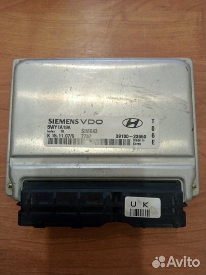 Блок управления двигателем Hyundai Sonata седан