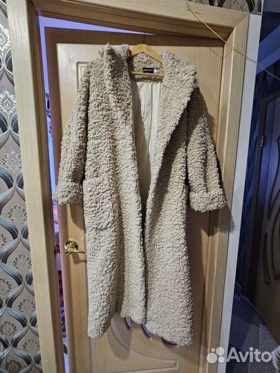 Буклированное пальто