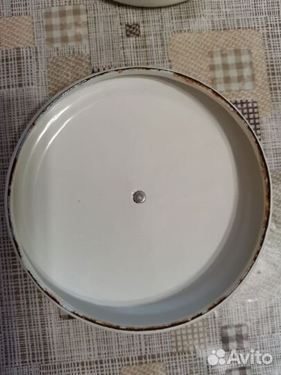 Кувшин эмалированный с крышкой СССР