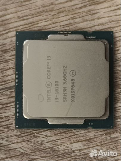 Intel Core i3-10100 4.3 Ггц BOX сокет 1200 продам
