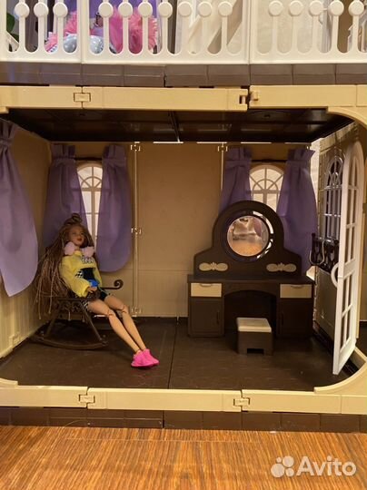Дом для кукол коттедж с мебелью