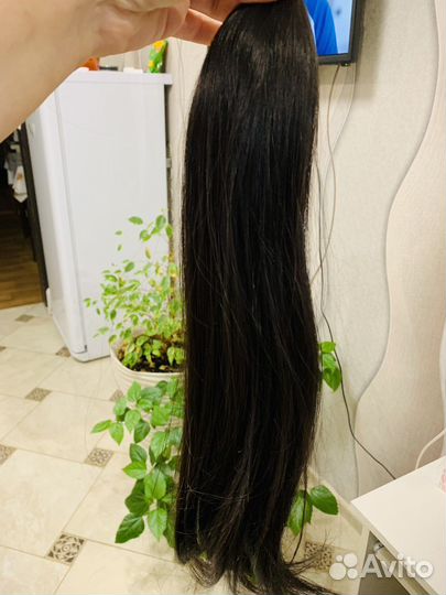 Волосы для наращивания натуральные 65 см