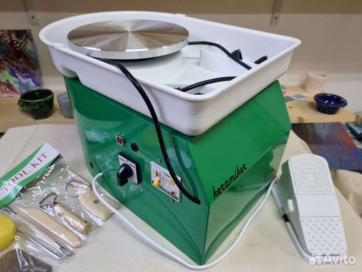 Гончарный круг 350 ватт с выносной педалью