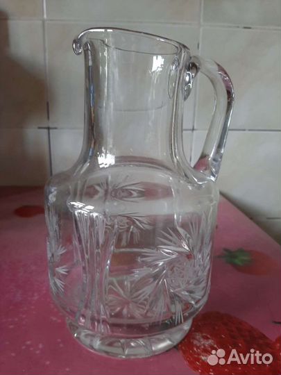 Кувшин хрустальный
