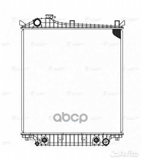 Радиатор охлаждения ford Explorer 06- 4.0/4.6i