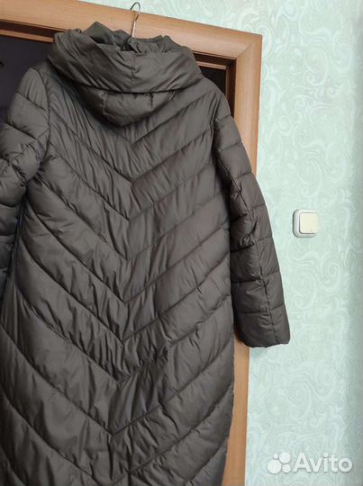 Пуховик женский длинный 50-52
