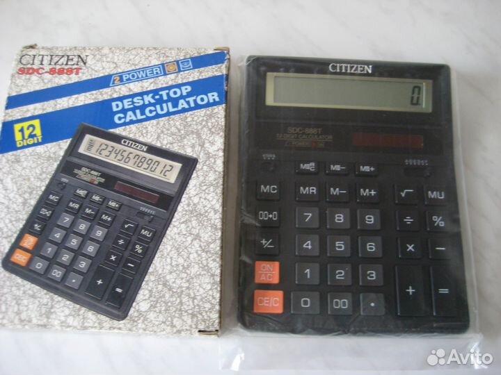 Калькулятор Citizen SDC-888T (новый)