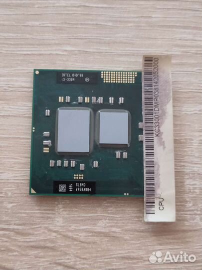 Процессор cpu intel i3-330m
