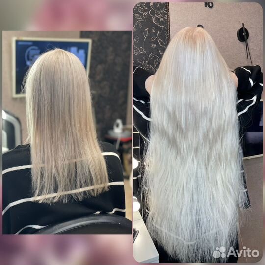 Наращивание, коррекция, снятие волос