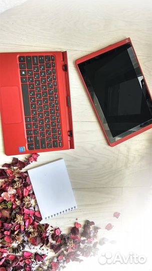 HP pavilion X2 ноутбук+планшет, чек, коробка