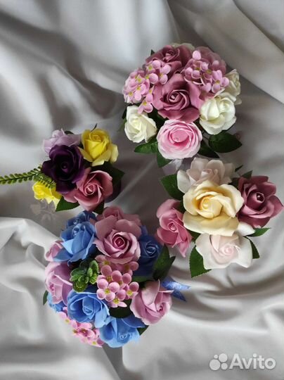 Мыльные розы букет